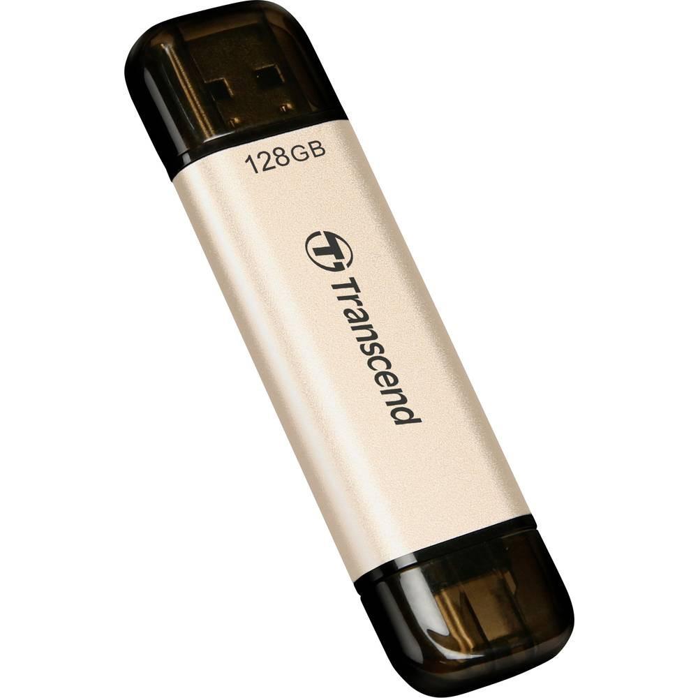 Transcend  JetFlash 930C USB-Stick 128 GB Gold  USB 3.2 Gen 1, USB-C® 