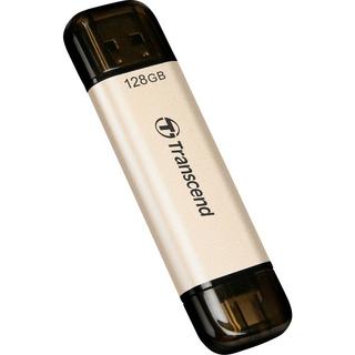 Transcend  JetFlash 930C USB-Stick 128 GB Gold  USB 3.2 Gen 1, USB-C® 