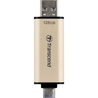 Transcend  JetFlash 930C USB-Stick 128 GB Gold  USB 3.2 Gen 1, USB-C® 