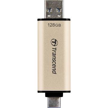 JetFlash 930C USB-Stick 128 GB Gold  USB 3.2 Gen 1, USB-C®
