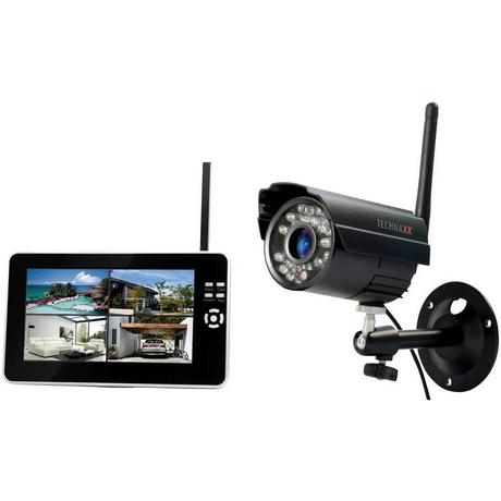 Technaxx  Technaxx TX-28 4433 senza fili-Kit videocamere sorveglianza 4 canali con 1 camera 2.4 GHz 
