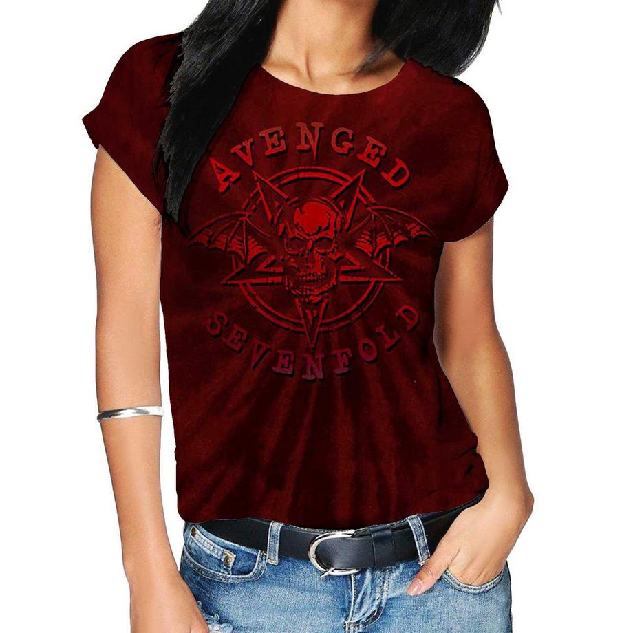Avenged Sevenfold Pent Up Logo Tie-Dye T-Shirt  