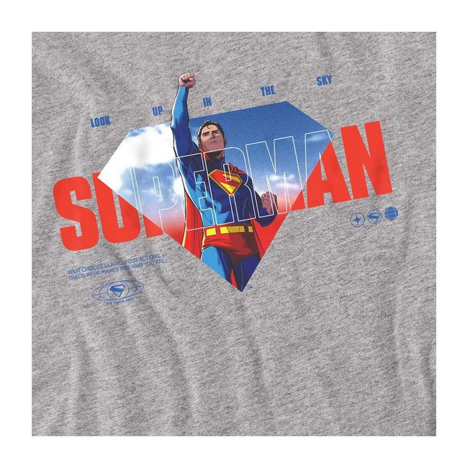 SUPERMAN  Up In The Sky Maglietta Stampa Grafica 