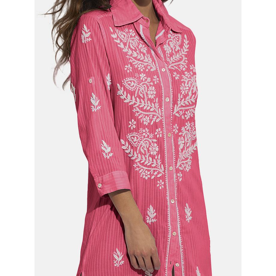 Selmark Lange bestickte Sommertunika Complementos  