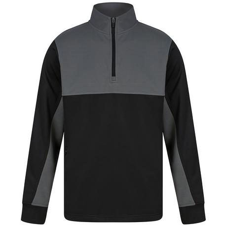 Finden & Hales Trainingsjacke kurzer Reissverschluss Color Block  