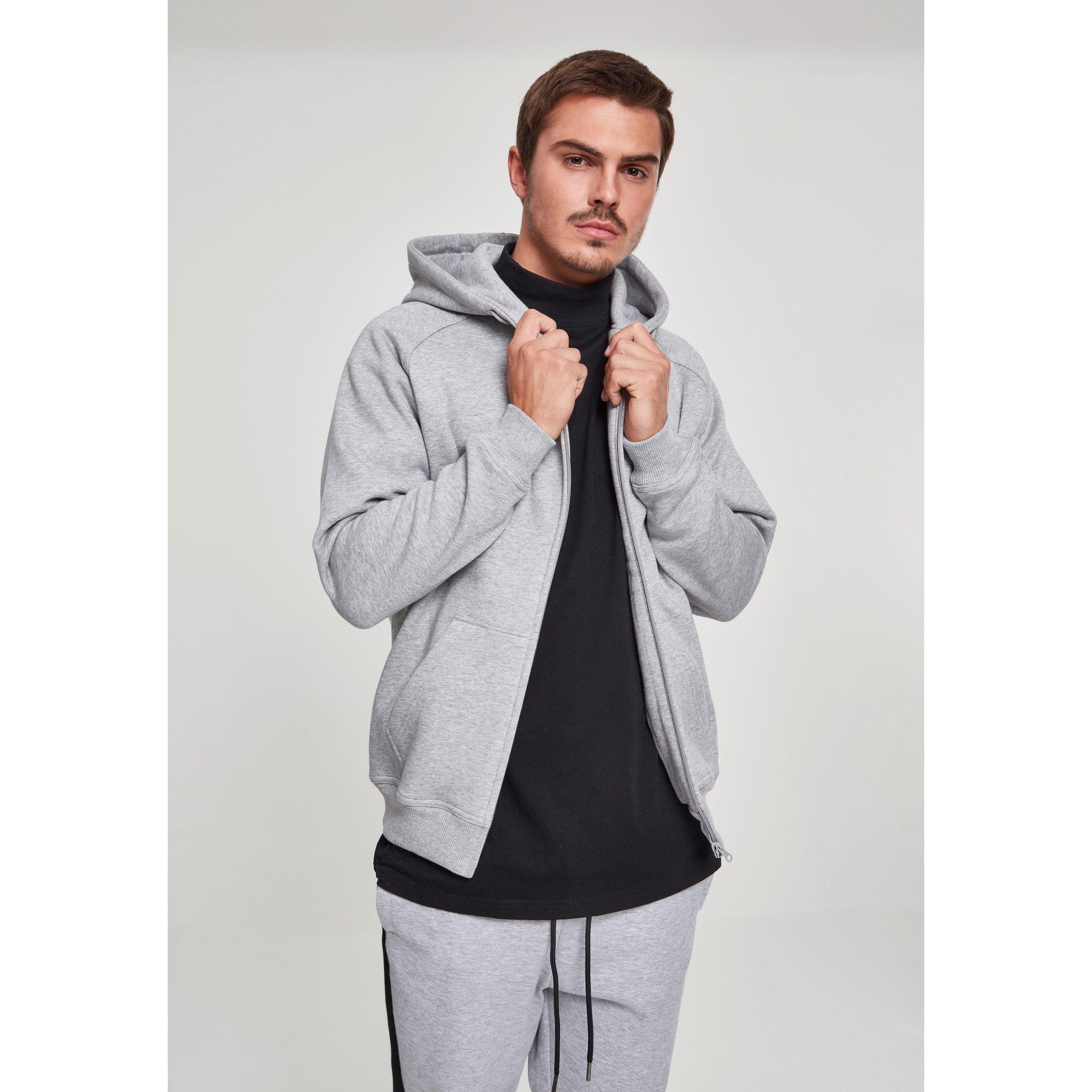 URBAN CLASSICS  sweatshirt à capuche grandes tailles urban classic zip 2.0 