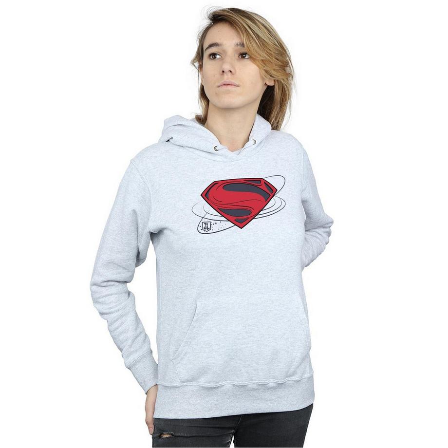 DC COMICS Justice League Felpa con Cappuccio  