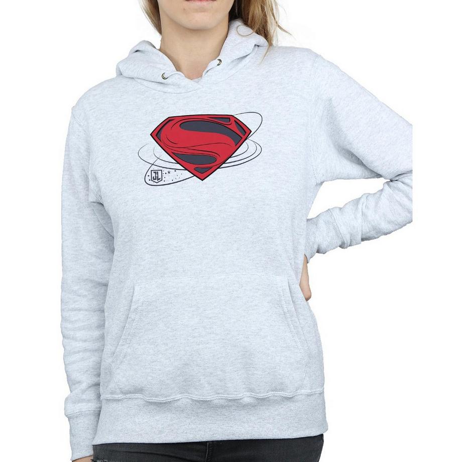 DC COMICS Justice League Felpa con Cappuccio  