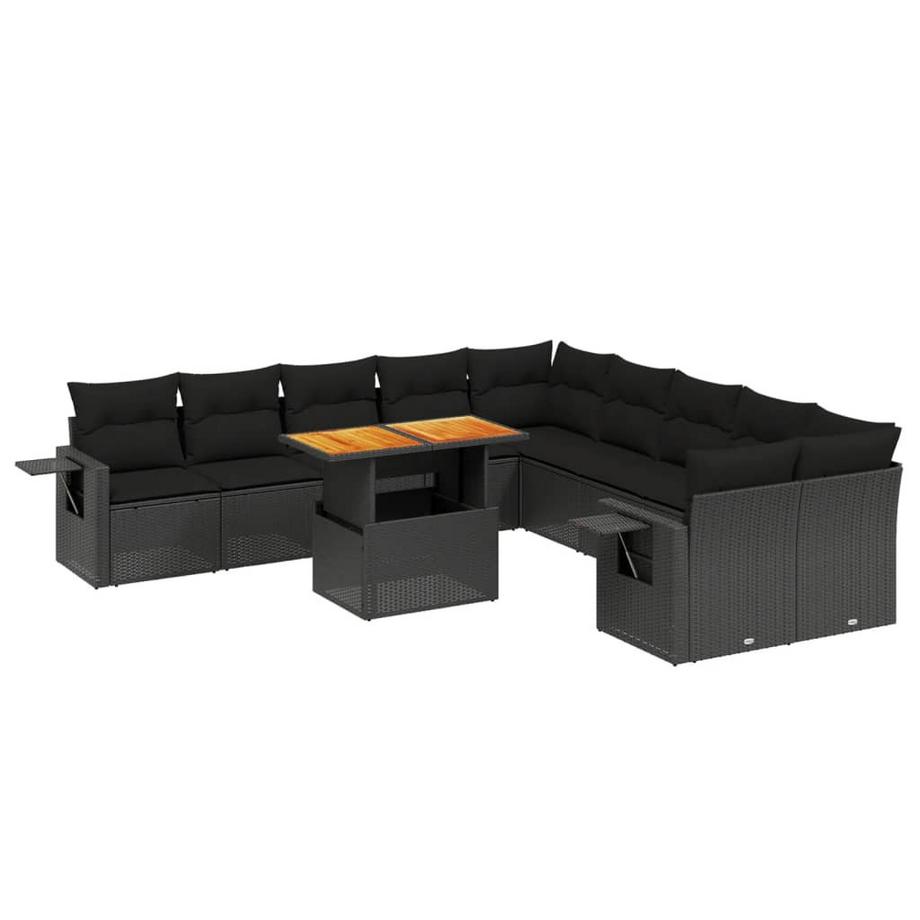set divano da giardino Polirattan