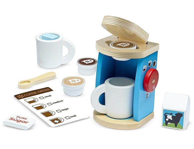 Melissa & Doug  Hölzernes Kaffeeservice Zum Aufbrühen Und Servieren 