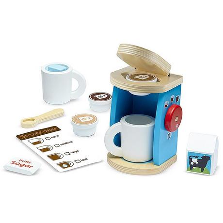 Melissa & Doug  Hölzernes Kaffeeservice Zum Aufbrühen Und Servieren 