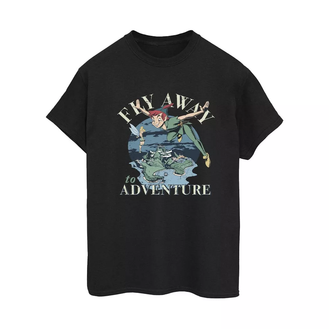 Disney - Fly Away To Adventure TShirt, für Damen, Schwarz, Größe XL
