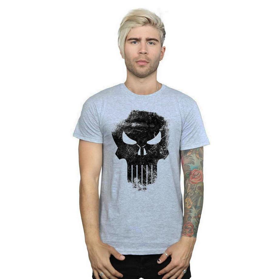 MARVEL Distressed Skull T-Shirt  