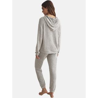 Selmark  Outfit Entspannung und Indoor Pyjama Hose Sweatshirt Kapuze BASIC P82 