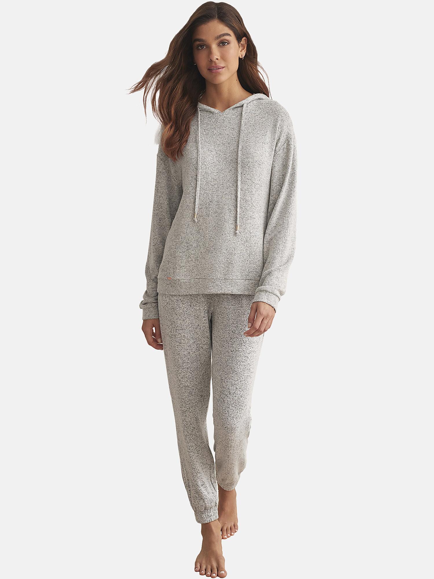 Selmark  Outfit Entspannung und Indoor Pyjama Hose Sweatshirt Kapuze BASIC P82 