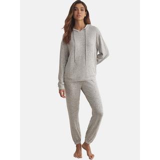 Selmark  Outfit Entspannung und Indoor Pyjama Hose Sweatshirt Kapuze BASIC P82 