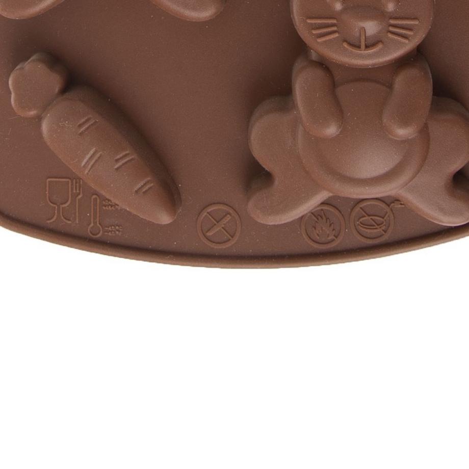 Orion  Moule en silicone pour biscuits lapin de Pâques - Créez facilement 5 douceurs de Pâques 