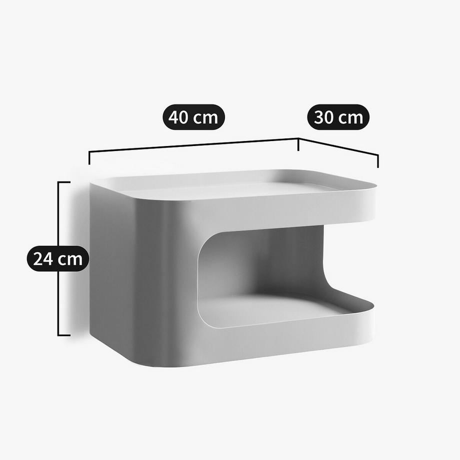 AM.PM Chevet mural en acier 1 niche  