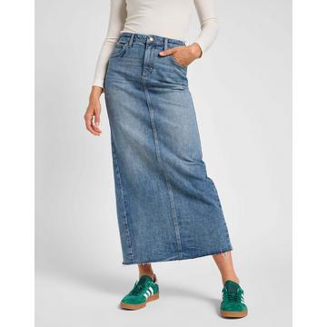 Jeansrock Back Slit Maxi Skirt