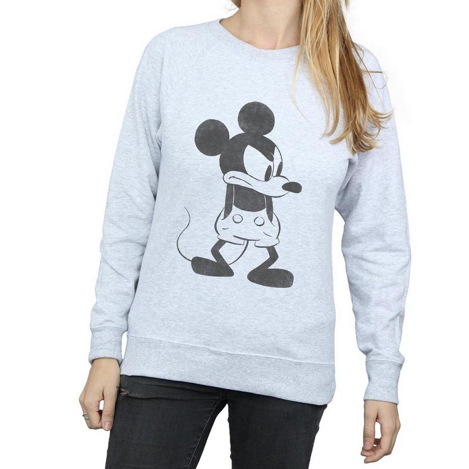 Disney Mickey Mouse Grumpy Slim Fit Felpa  
