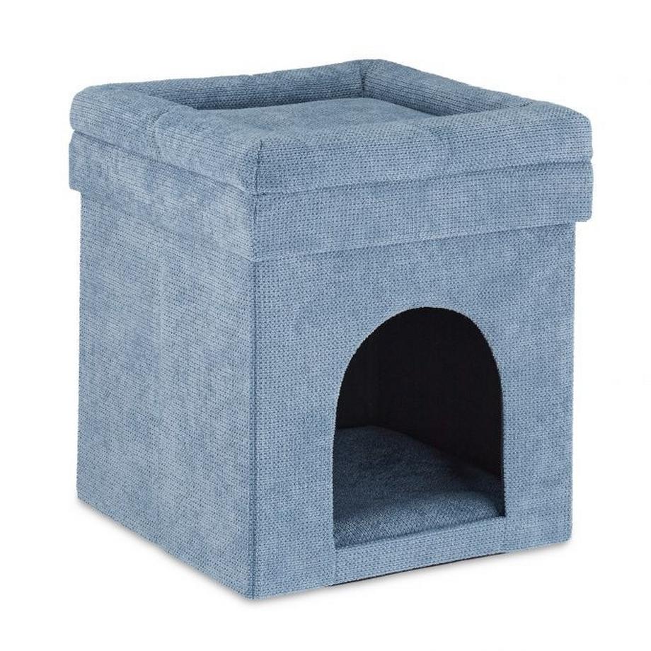 B2X  Tabouret pour niche à chat en gris 