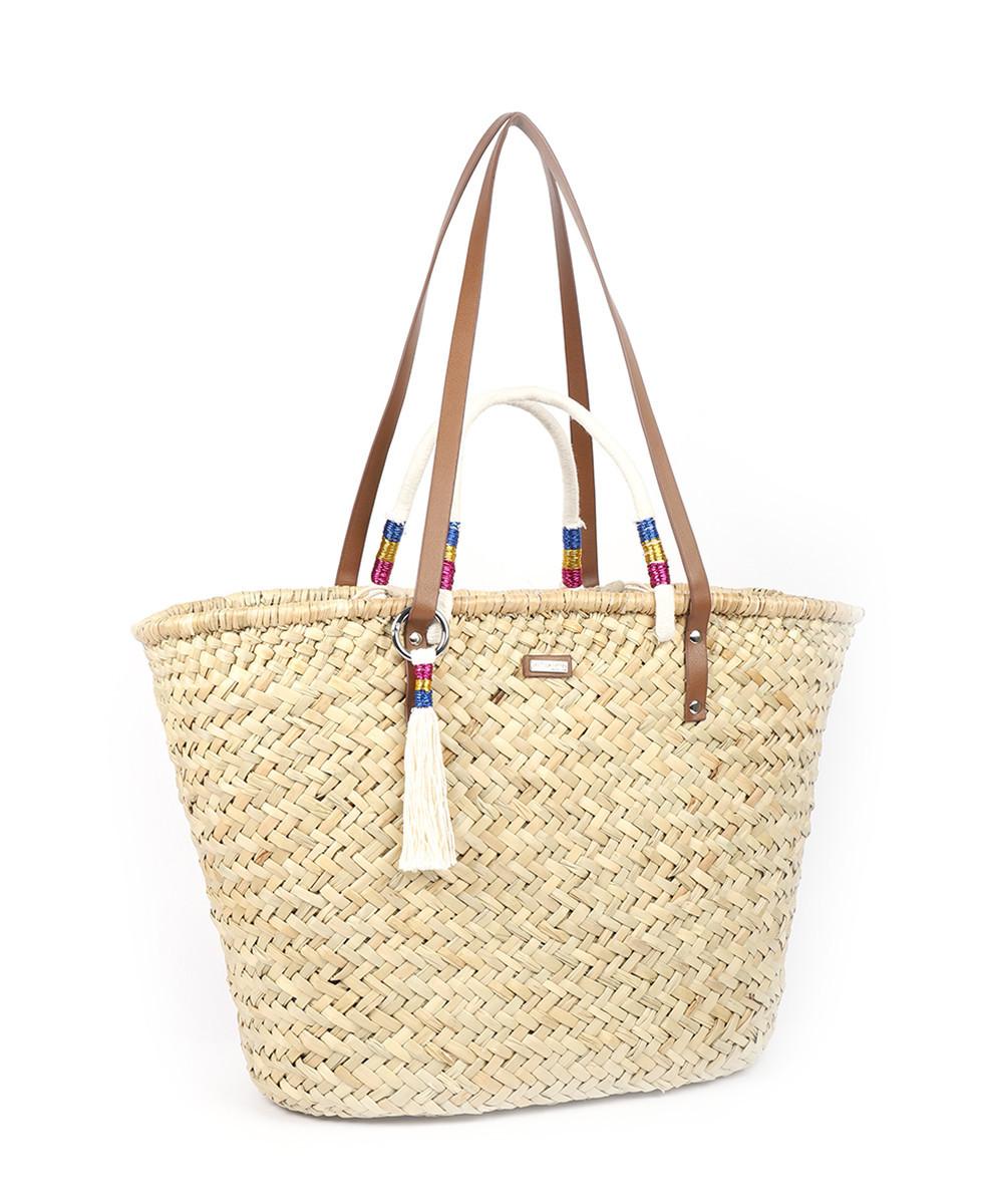 Les Tropeziennes Amorgos Borsa Shopper in Paglia  