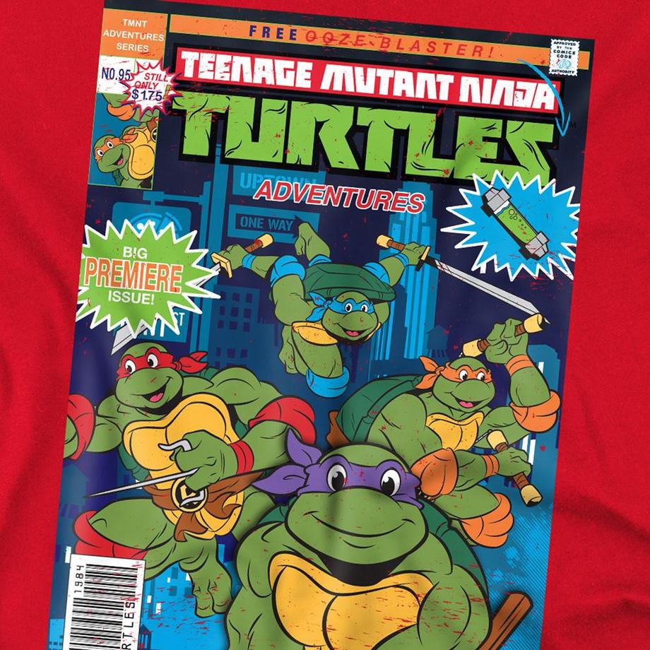 TEENAGE MUTANT NINJA TURTLE  T-ShirtMotiftyle Housse Tmnt Adventures 