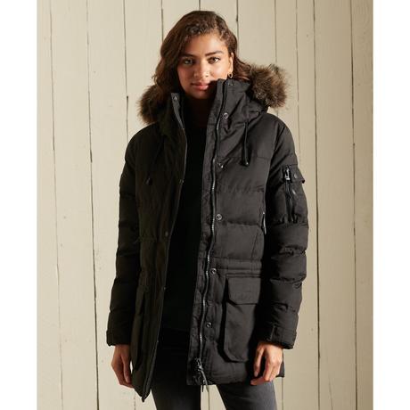 Superdry  parka für damen expedition en microfibre 