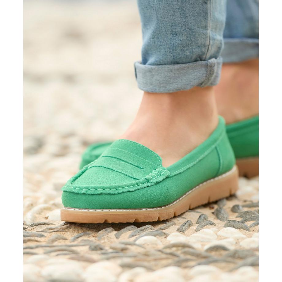 Joe Browns Wildleder Loafer mit Stollensohle  