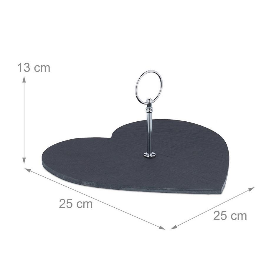 B2X  Ardoise en forme de cœur 2.0 