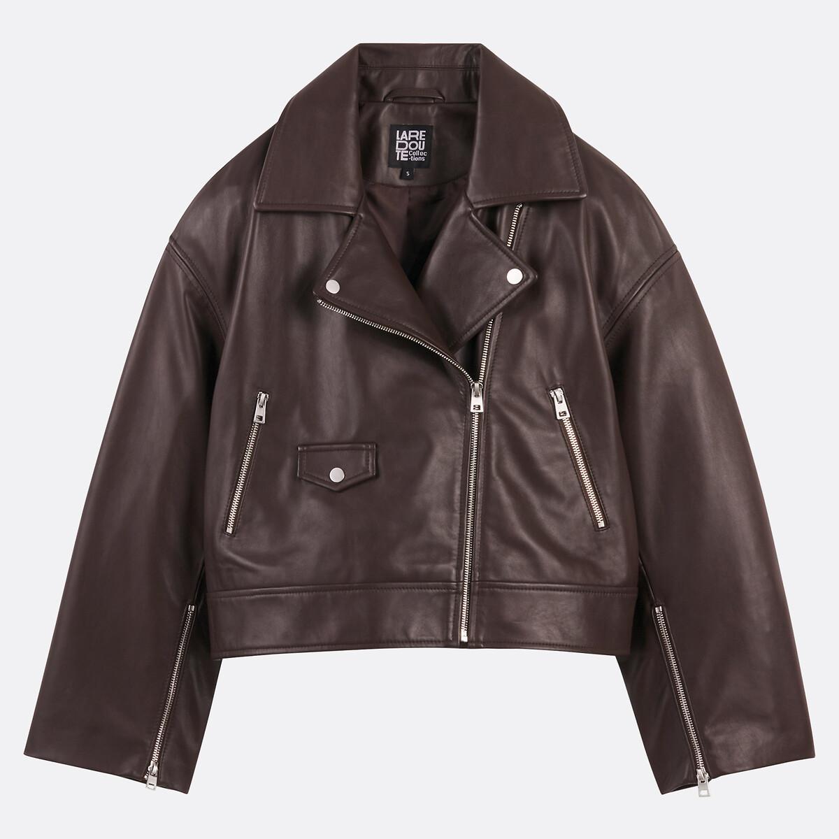 La Redoute Collections THELMA Giacca Biker in Pelle  
