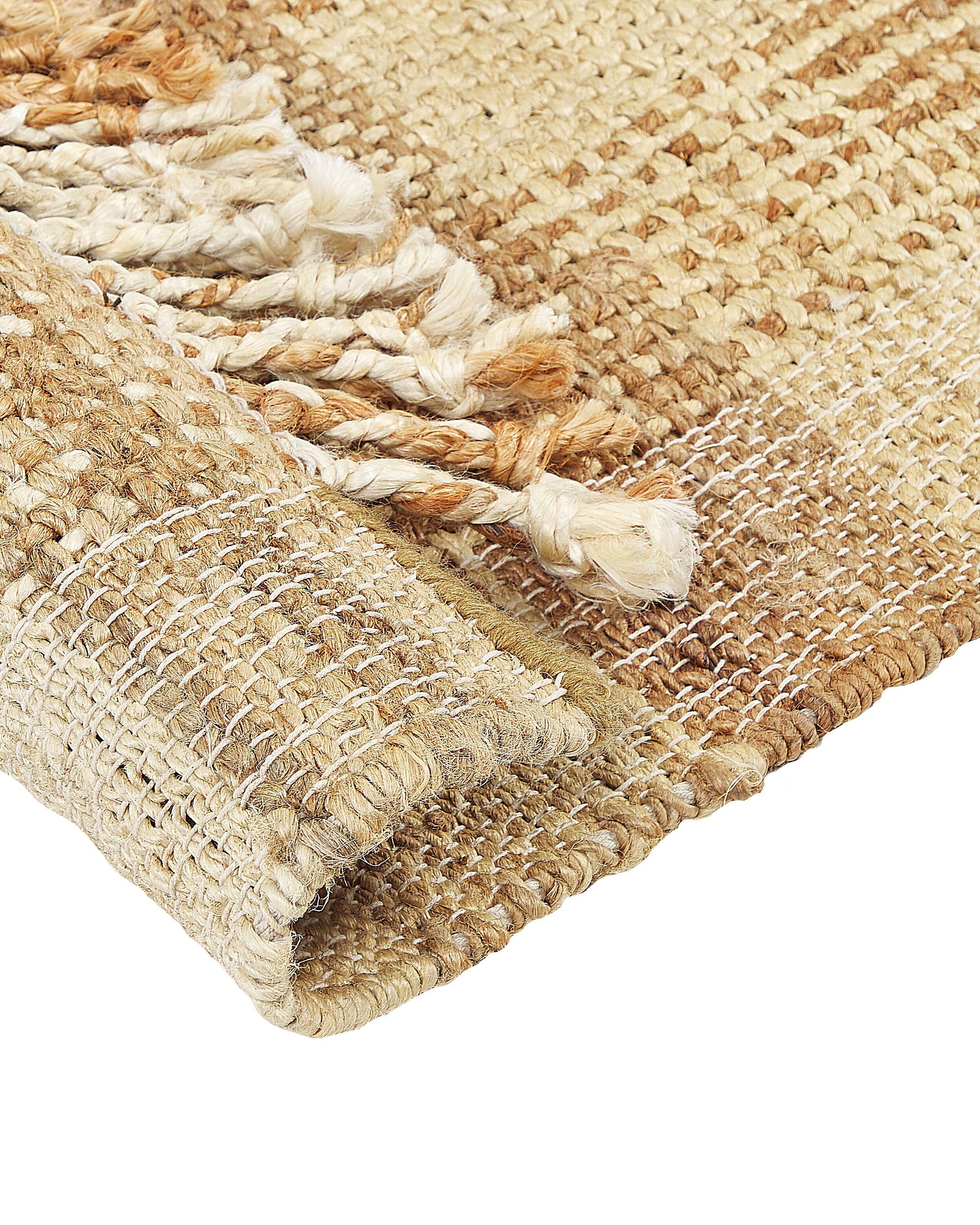 Beliani Tapis en Jute Boho BERISSA  