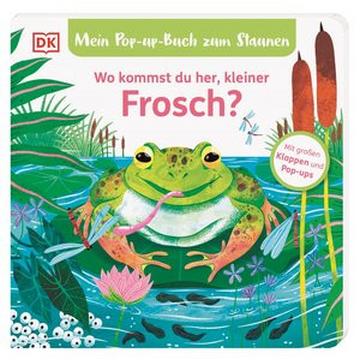 Mein Pop-up-Buch zum Staunen. Wo kommst du her, kleiner Frosch?