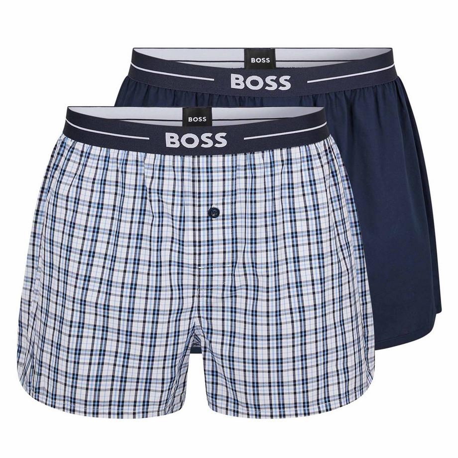 BOSS Boxer a rete Vestibilità confortevole  