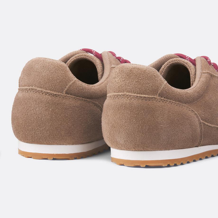 La Redoute Collections Baskets en cuir suédé  