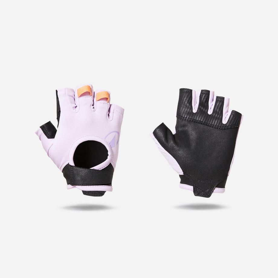 Gants - Trainingshandschuhe atmungsaktiv und robust - lila/schwarz
