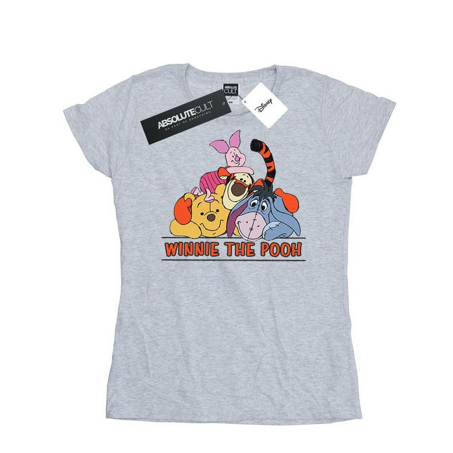 Disney Winnie l'Ourson Amis Empilés T-Shirt  
