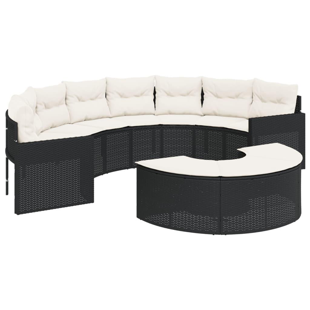 VidaXL Gartensofa poly-rattan  