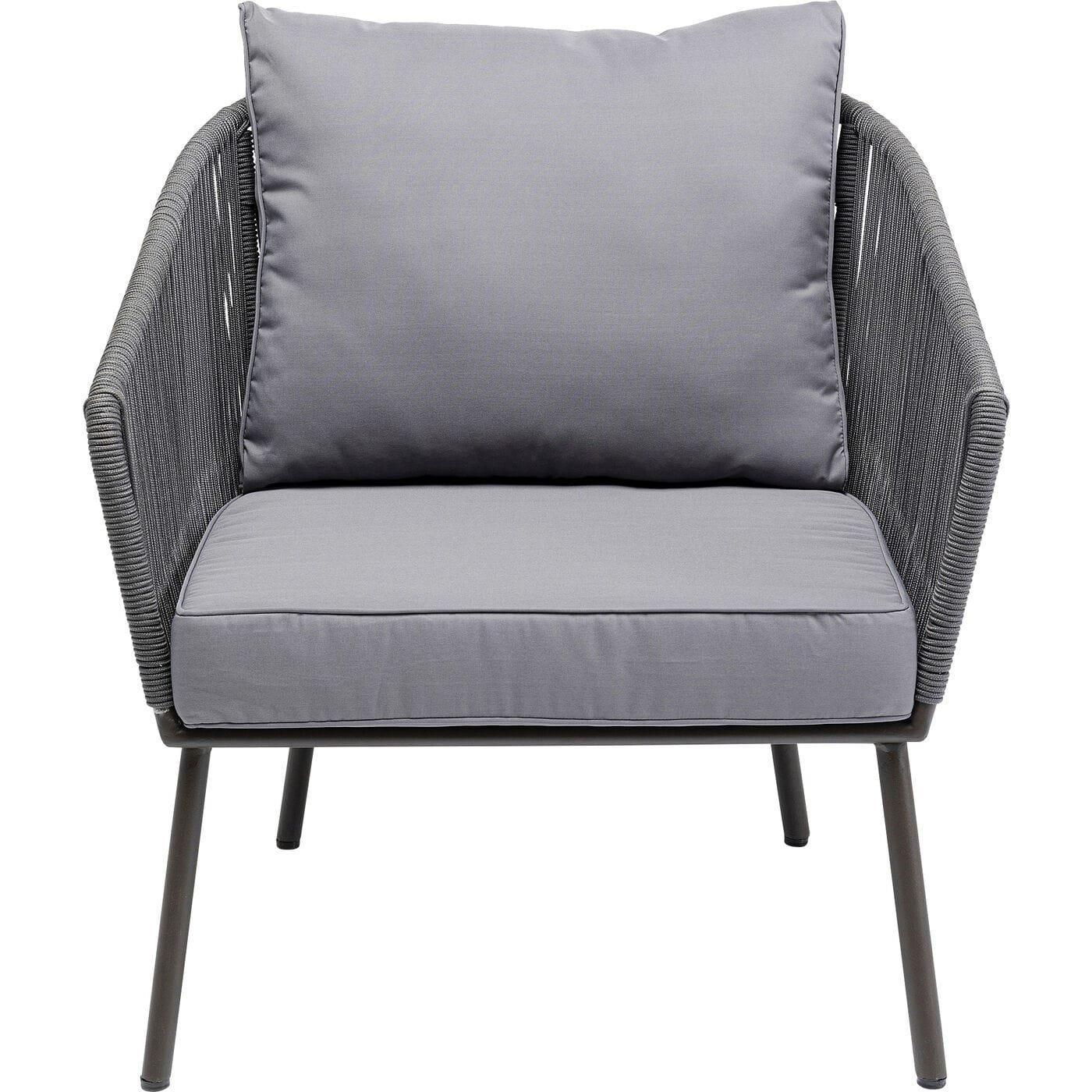 KARE Design Fauteuil Elba gris  