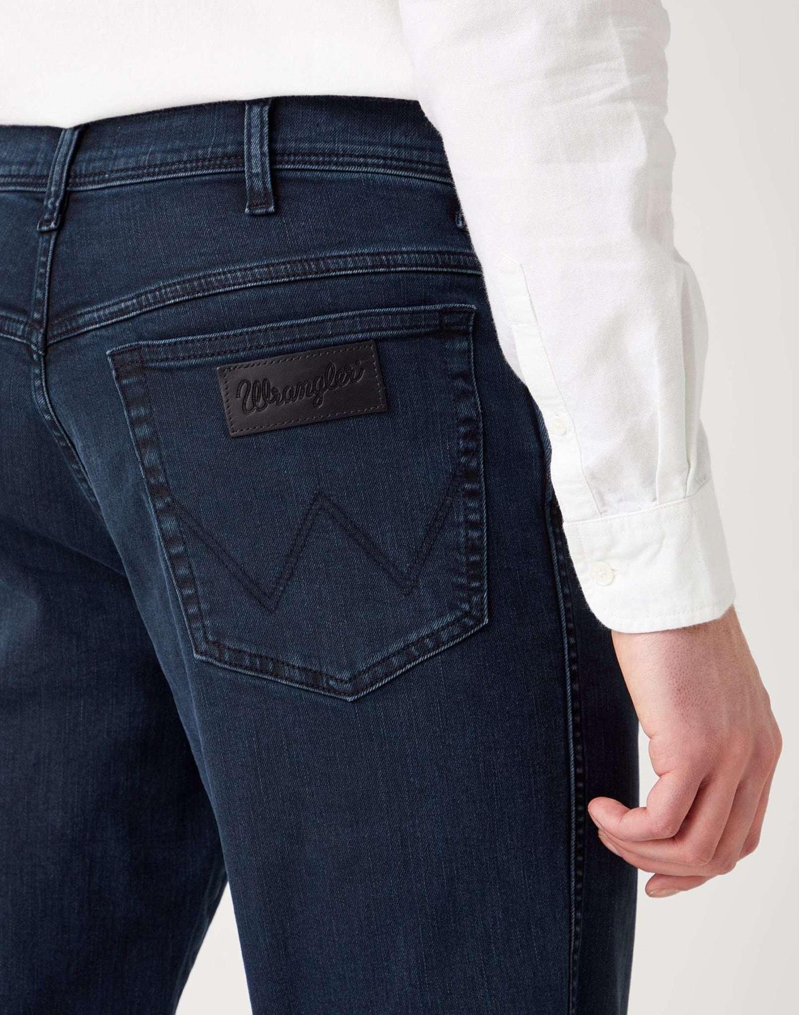 Wrangler Texas Slim Jeans Gamba Dritta  