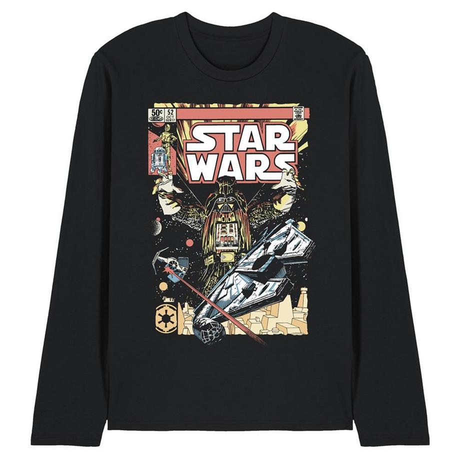 Falcon Maglietta Darth Vader Comic Manica Lunga