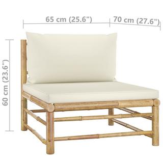 VidaXL Garten-lounge-set bambus  