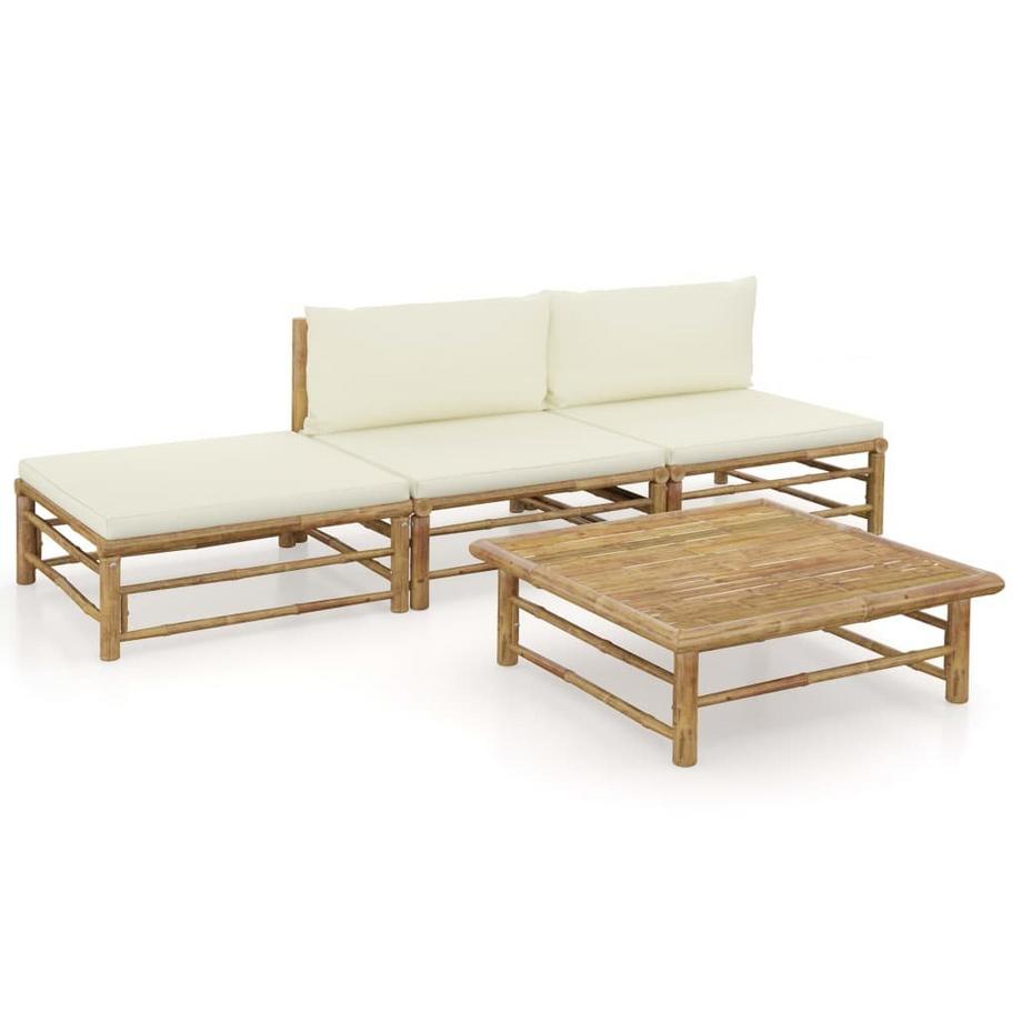 Garten-lounge-set bambus