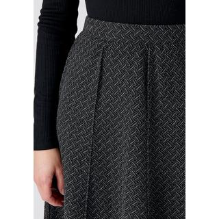 Damart  Jupe évasée maille jacquard stretch. 