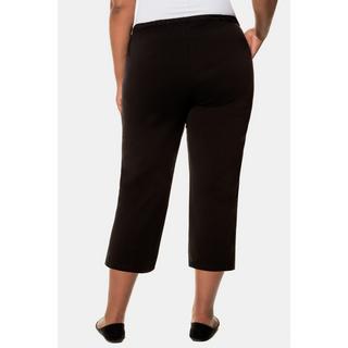 Ulla Popken  Pantalon 3/4 en jersey à jambe droite classique noir 