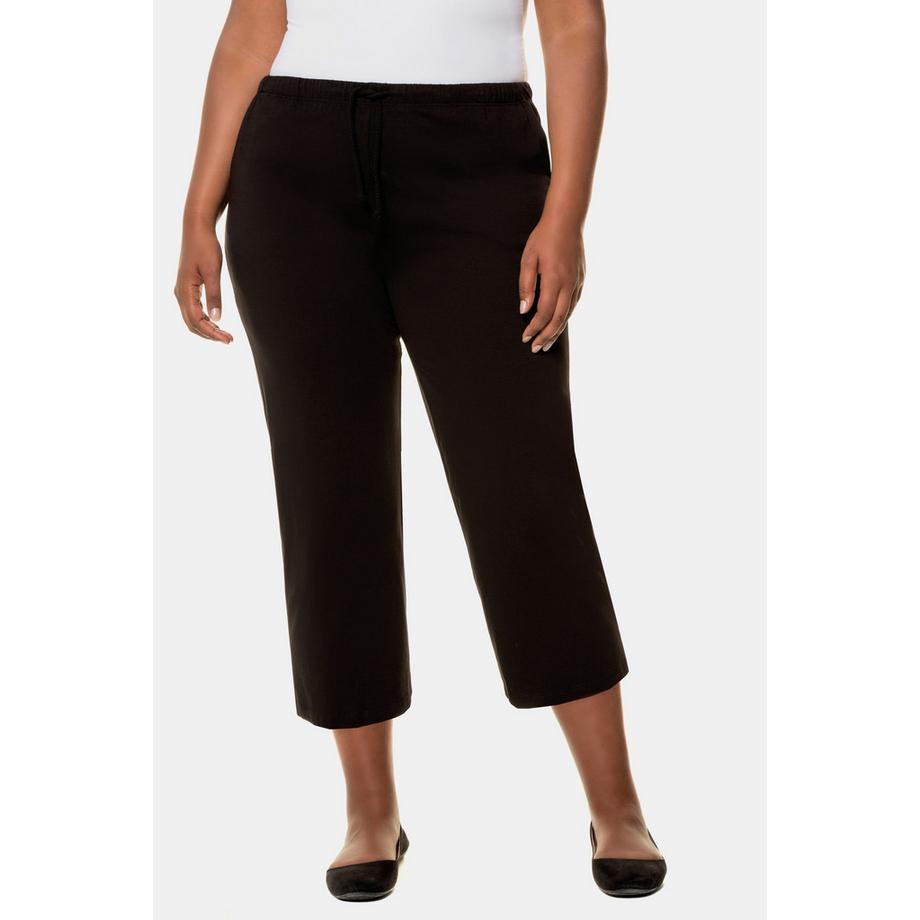 Ulla Popken Pantaloni 3/4 Jersey Gamba Dritta  