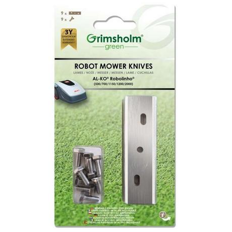 B2X Coltello per AL-KO Robolinho 500E / 700E / 1150E / 1200E / 2000E  