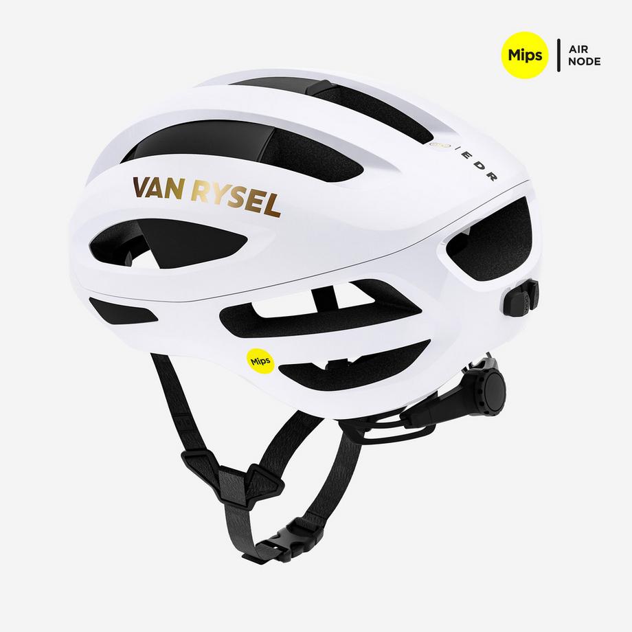VAN RYSEL  Casque de vélo de route, EDR Ultra MIPS blanc 