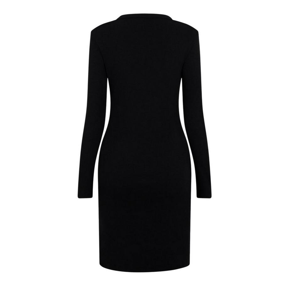 HUGO Robe Moulante Manches Longues  
