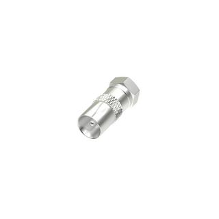 hama  HAMA Satellitenempfänger-Adapter F-Stecker – Koax-Stecker 